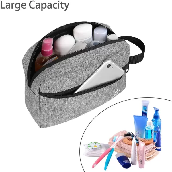 imageMATEIN Toiletry Bag for Men 2 Packs Waterproof Dopp Kit Bathroom Shaving Bag for Toiletries Small Accessories Small Cosmetics ampamp Makeup Organizer for Traveling