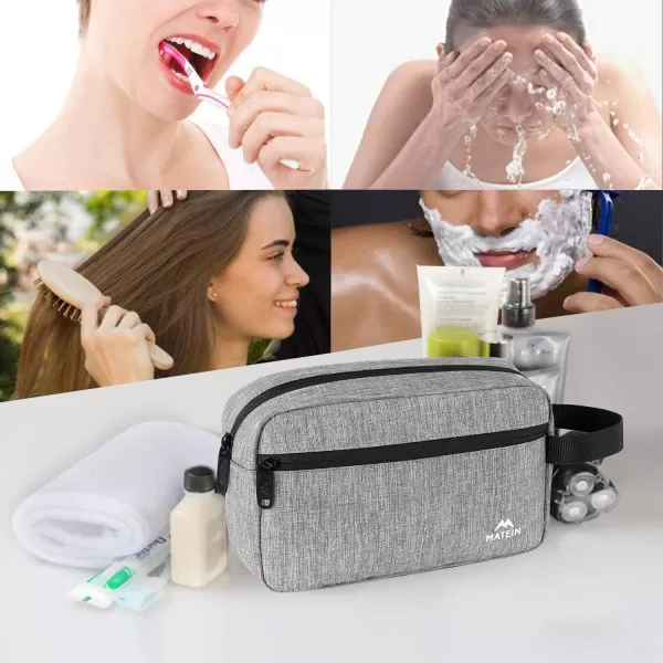 imageMATEIN Toiletry Bag for Men 2 Packs Waterproof Dopp Kit Bathroom Shaving Bag for Toiletries Small Accessories Small Cosmetics ampamp Makeup Organizer for Traveling