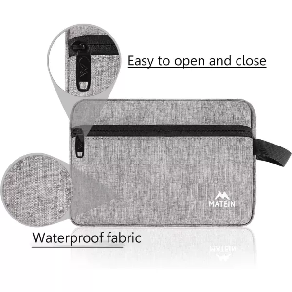 imageMATEIN Toiletry Bag for Men 2 Packs Waterproof Dopp Kit Bathroom Shaving Bag for Toiletries Small Accessories Small Cosmetics ampamp Makeup Organizer for Traveling