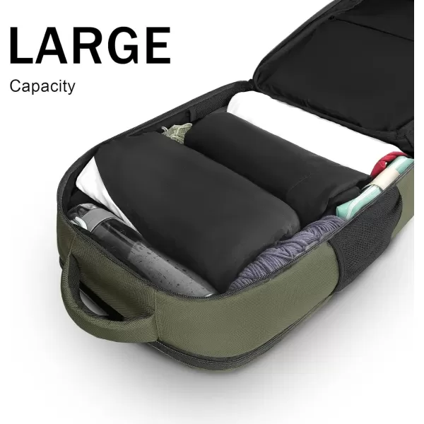 imageMATEIN Travel Backpacks for Women Flight Approved 17 Inch Carry on Luggage Backpack with USB Charge Port 40L Laptop Backpack Daypack Business College Overnight Weekender Light PurpleGreen