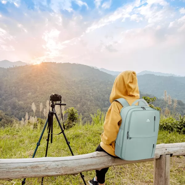 imageMATEIN Travel Backpacks for Women Flight Approved 17 Inch Carry on Luggage Backpack with USB Charge Port 40L Laptop Backpack Daypack Business College Overnight Weekender Light PurpleLight Blue