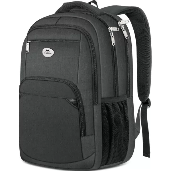 imageMATEIN 17 Inch Laptop Backpack Extra Large College Backpacks TSA Friendly Padded Computer Bag with USB Charging Port Waterproof AntiTheft Backpack for Men Women Gifts17inchBlack