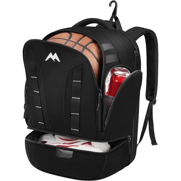 imageMATEIN Basketball Backpack Boys Basketball Bag with Ball ampamp Shoes Compartment Youth Soccer Equipment Bags with Fence Hook ampamp Insulated Pockets Padded 156 Inch TSA Laptop Backpacks for Sports Gym