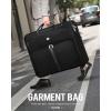imageMATEIN Mens Garment Bags for travel Large Travel Suit Bag Up to 7 Suits with Strap Wrinkle Free Carry On Garments Bag for Hanging Clothes Business Suitcase Luggage Bag Fit 173 Inch Laptop Black