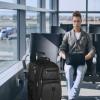 imageMATEIN Rolling Backpack with 4 Wheels 17 inch Roller Travel Laptop Backpack for Women Men Large Water Resistant Business Wheeled Bag Airline Approved Carry on Luggage Suitcase Bag BlackBlack