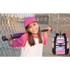 imageMATEIN Softball Bag Lightweight Baseball Backpack with Shoe Compartment Baseball Bag with Fence Hook for TBall Bat ampamp Equipment Softball Gifts Catchers Backpack for Women Fit Batting Glove HelmetPink