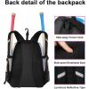 imageMATEIN Softball Bag Lightweight Baseball Backpack with Shoe Compartment Baseball Bag with Fence Hook for TBall Bat ampamp Equipment Softball Gifts Catchers Backpack for Women Fit Batting Glove HelmetTiedye