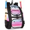 imageMATEIN Softball Bag Lightweight Baseball Backpack with Shoe Compartment Baseball Bag with Fence Hook for TBall Bat ampamp Equipment Softball Gifts Catchers Backpack for Women Fit Batting Glove HelmetPink  Large