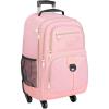 imageMATEIN Rolling Backpack with 4 Wheels 17 inch Roller Travel Laptop Backpack for Women Men Large Water Resistant Business Wheeled Bag Airline Approved Carry on Luggage Suitcase Bag BlackPink
