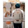 imageMATEIN Canvas Backpack for Men with Shoe Compartment Large TSA Friendly Travel Backpack for 173 inch Laptop Vintage Computer Daypack with USB Port AntiTheft RFID Pocket Waterproof Wet Bag