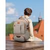 imageMATEIN Canvas Backpack for Men with Shoe Compartment Large TSA Friendly Travel Backpack for 173 inch Laptop Vintage Computer Daypack with USB Port AntiTheft RFID Pocket Waterproof Wet Bag