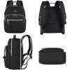 imageMATEIN Mini Backpack Purse for Women Fashion Small Purse Backpack with USB Charging Port Waterproof Casual Daily Cute Shoulder Bag Ladies Handbags for Travel Work College 2pcs Sets BlackBeigeBlack