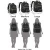 imageMATEIN Mini Backpack Purse for Women Fashion Small Purse Backpack with USB Charging Port Waterproof Casual Daily Cute Shoulder Bag Ladies Handbags for Travel Work College 2pcs Sets BlackBeigeBlack