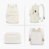 imageMATEIN Mini Backpack Purse for Women Fashion Small Purse Backpack with USB Charging Port Waterproof Casual Daily Cute Shoulder Bag Ladies Handbags for Travel Work College 2pcs Sets BlackBeigeBeige