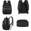 imageMATEIN Mini Backpack Purse for Women Fashion Small Purse Backpack with USB Charging Port Waterproof Casual Daily Cute Shoulder Bag Ladies Handbags for Travel Work College 2pcs Sets BlackBeigeBlack