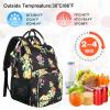 imageMATEIN Lunch Backpack for Men Women 17 Inch Large Insulated Cooler Backpack with USB Charging Port Water Resistant Lunch Box Backpack Travel Laptop Backpack for Men Work Picnic College Nurse BlackMulticolor