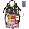 imageMATEIN Lunch Backpack for Men Women 17 Inch Large Insulated Cooler Backpack with USB Charging Port Water Resistant Lunch Box Backpack Travel Laptop Backpack for Men Work Picnic College Nurse BlackMulticolor