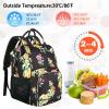imageMATEIN Lunch Backpack for Men Women 17 Inch Large Insulated Cooler Backpack with USB Charging Port Water Resistant Lunch Box Backpack Travel Laptop Backpack for Men Work Picnic College Nurse BlackMulticolor