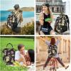 imageMATEIN Lunch Backpack for Men Women 17 Inch Large Insulated Cooler Backpack with USB Charging Port Water Resistant Lunch Box Backpack Travel Laptop Backpack for Men Work Picnic College Nurse BlackMulticolor