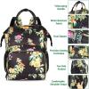 imageMATEIN Lunch Backpack for Men Women 17 Inch Large Insulated Cooler Backpack with USB Charging Port Water Resistant Lunch Box Backpack Travel Laptop Backpack for Men Work Picnic College Nurse BlackMulticolor