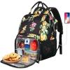 imageMATEIN Lunch Backpack for Men Women 17 Inch Large Insulated Cooler Backpack with USB Charging Port Water Resistant Lunch Box Backpack Travel Laptop Backpack for Men Work Picnic College Nurse BlackMulticolor