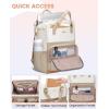 imageMATEIN Anti Theft Laptop Backpack for Women 156 Inch College Travel Backpack with Theftproof Zippers ampamp RFID Pocket Water Resistant Work Commuter Bag with USB Port for Teacher Nurse BeigeKhaki
