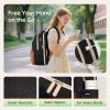 imageMATEIN Cute Backpacks for Teen Girls with File Folder Water Resistant School Backpack with Charger Lightweight College Bookbag for Women Fits 156quot Laptop Stylish TSA Friendly Work Bag for Teacher