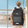 imageMATEIN Expandable Travel Backpack With Shoe Compartment 52L Large Luggage Suitcase with Waist Straps ampamp USB Charging Port 17 Inch TSA Laptop Backpack With 3 Packing Cubes for Men Black