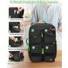 imageMATEIN Heavy Duty Backpack for Men 17 Inch College Laptop Backpack with Multiple Organized Pockets Water Resistant TSA Large Computer Teacher Bag with USB Port ampamp Shoe Compartment for Work TravelBlack Green
