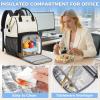 imageMATEIN Insulated Lunch Backpack for Women 156 Inch Work Laptop Backpack with USB Charging Port WaterResistant College Computer Backpacks Meal Prep Lunch Bag Gifts for Nurse Teacher Office Picnic