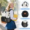 imageMATEIN Insulated Lunch Backpack for Women 156 Inch Work Laptop Backpack with USB Charging Port WaterResistant College Computer Backpacks Meal Prep Lunch Bag Gifts for Nurse Teacher Office Picnic