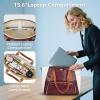 imageMATEIN Laptop Tote Bag with Lunch Compartment 156 Inch Insulated Work Bag with USB Port Water Resistant Convertible Briefcase PU Leather Computer Handbag Purse for Women Nurse Teacher Office