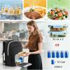 imageMATEIN Lunch backpack for Women 156 Inch Work Laptop Backpack with Lunch Compartment ampamp USB Port Water Resistant College Computer Backpacks Meal Prep Lunchbox Bag for Nurse Office Commute BlackBlack