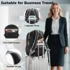 imageMATEIN Lunch backpack for Women 156 Inch Work Laptop Backpack with Lunch Compartment ampamp USB Port Water Resistant College Computer Backpacks Meal Prep Lunchbox Bag for Nurse Office Commute BlackBlack