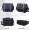 imageMATEIN Messenger Bag for School with USB Charging Port Large Crossbody Satchel 156 inch Student College Laptop Bags with Shoulder Strap Water Resistant Work Computer Briefcase for Office CommutingBlackblue