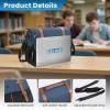 imageMATEIN Messenger Bag for School with USB Charging Port Large Crossbody Satchel 156 inch Student College Laptop Bags with Shoulder Strap Water Resistant Work Computer Briefcase for Office CommutingBlackblue