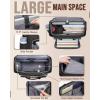 imageMATEIN Teacher Bag with Lunch Box Large Teacher Tote Bag for Women Work with Accordion File Organizer ampamp Insulated Pocket 173 inch Laptop Tote Computer Briefcase for Office College Nursing BlackBlack