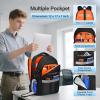 imageMATEIN Travel Laptop Backpack with Shoe Compartment 156 Inch Anti Theft Work Backpack with USB Charging Port ampamp Insulated Pocket Water Resistant College Computer Bag for Women Men Office Teacher