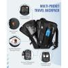 imageMATEIN Vacuum Backpack Travel with Hand Pump Waterproof Carry on Backpack with Vacuum Compression for Airplanes TSA Personal Item Travel Bag Fits 17 inch Laptop Airline Approved Suitcase Black