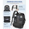 imageMATEIN Vacuum Backpack Travel with Hand Pump Waterproof Carry on Backpack with Vacuum Compression for Airplanes TSA Personal Item Travel Bag Fits 17 inch Laptop Airline Approved Suitcase Black
