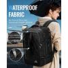 imageMATEIN Vacuum Backpack Travel with Hand Pump Waterproof Carry on Backpack with Vacuum Compression for Airplanes TSA Personal Item Travel Bag Fits 17 inch Laptop Airline Approved Suitcase Black