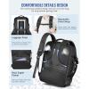 imageMATEIN Vacuum Seal Backpack Travel Waterproof Carry on Backpack with Vacuum Compression for Airplanes TSA Personal Item Travel Bag Fits 17 inch Laptop Large Airline Approved Luggage Suitcase Black25L60L Without Pump