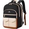 imageMATEIN Cute Backpacks for Teen Girls with File Folder Water Resistant School Backpack with Charger Lightweight College Bookbag for Women Fits 156quot Laptop Stylish TSA Friendly Work Bag for Teacher