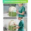 imageMATEIN Nurse Backpack for Women Nursing School Backpack with Lunch Compartment ampamp Removable Medical Essential Pouch Home Health Clinical Bag with USB Charging Port for Work Nurses College Students