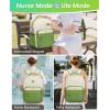 imageMATEIN Nurse Backpack for Women Nursing School Backpack with Lunch Compartment ampamp Removable Medical Essential Pouch Home Health Clinical Bag with USB Charging Port for Work Nurses College Students