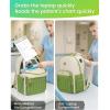 imageMATEIN Nurse Backpack for Women Nursing School Backpack with Lunch Compartment ampamp Removable Medical Essential Pouch Home Health Clinical Bag with USB Charging Port for Work Nurses College Students