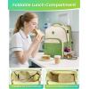 imageMATEIN Nurse Backpack for Women Nursing School Backpack with Lunch Compartment ampamp Removable Medical Essential Pouch Home Health Clinical Bag with USB Charging Port for Work Nurses College Students