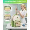 imageMATEIN Nurse Backpack for Women Nursing School Backpack with Lunch Compartment ampamp Removable Medical Essential Pouch Home Health Clinical Bag with USB Charging Port for Work Nurses College Students