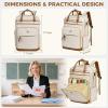 imageMATEIN Teacher Backpack with Lunch Compartment 156 Inch Laptop Backpack with USB Charging Port ampamp Organizer Pocket College Computer Work Backpacks Meal Prep Bag Gifts for Women Nurse Commute Office