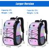 imageMATEIN Baseball Backpack Softball Bat Bag with Shoes Compartment for Youth Boys and Adult Lightweight Baseball Bag with Fence Hook Hold TBall Bat Batting Mitten Helmet Caps Teeball GearTie Dye